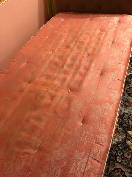 Photo of free Single bed /mattress & white headboard! (Wigton Moor LS17) #2