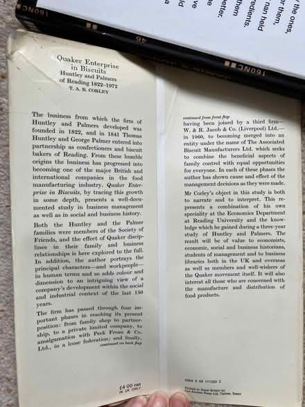 Photo of free Book, history of Huntley & Palmers (Chalkhouse Green RG4) #2