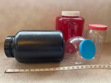Photo of free Plastic storage jars (Rusthall TN4) #2