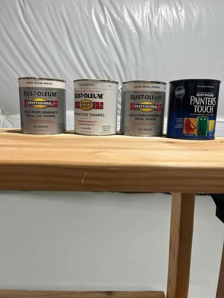 Photo of free Miscellaneous paint & others (Pittstown) #3