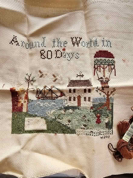 Photo of free Mostly finished needle work kit (Maywood Park Santa Clara) #1
