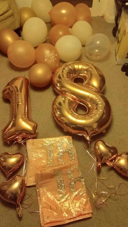 Photo of free 18th Birthday balloons etc (CM21 High Wych) #1