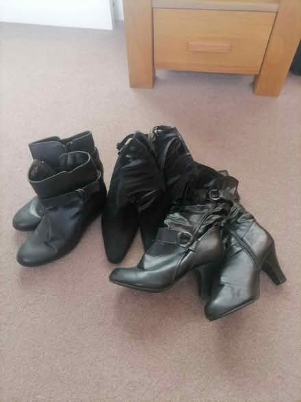 Photo of free Boots x 3 black (Oakley RG23) #1