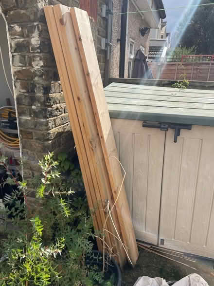 Photo of free Wooden bed slats (Walthamstow) #2