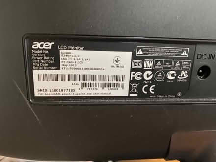 Photo of free Acer LCD screen (Lansdown) #4