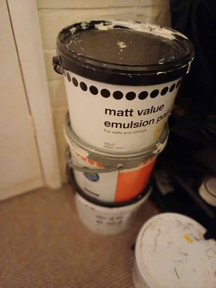Photo of free Tubs of paint (ST2 Stoke-on-Trent) #1