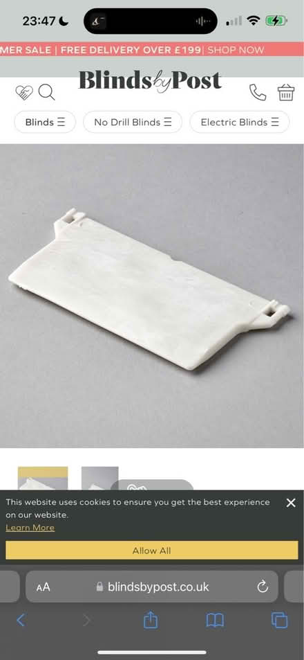 Photo of Vertical blind weights &/or slats (LL14) #1