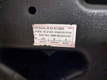 Photo of free Booster seat (Westboro) #2