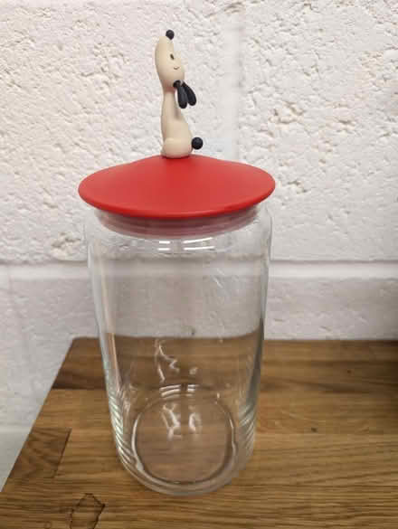 Photo of free Glass jar with cartoon dog lid (SN15) #1