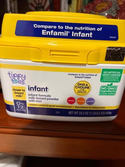Photo of free Tippy toes baby formula (Beulah rd and Druid hill rd NE) #1