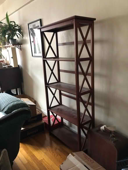 Photo of free Solid wood bookshelf (Flatbush) #2