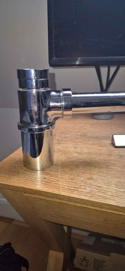 Photo of free Chrome Bathroom sink trap (Long Ditton KT6) #2