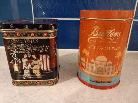 Photo of free Decorative storage tins (Woodley RG5) #1