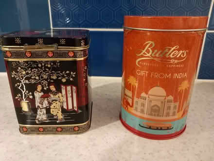 Photo of free Decorative storage tins (Woodley RG5) #1