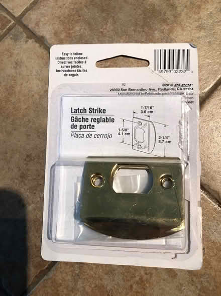 Photo of free Entry Latch Plate x2 (Aylmer Lakeview Terrace) #2