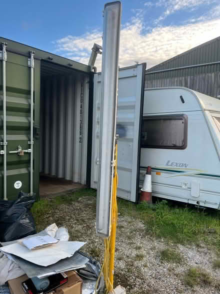 Photo of free 110v site lights x2 (Dorking) #1