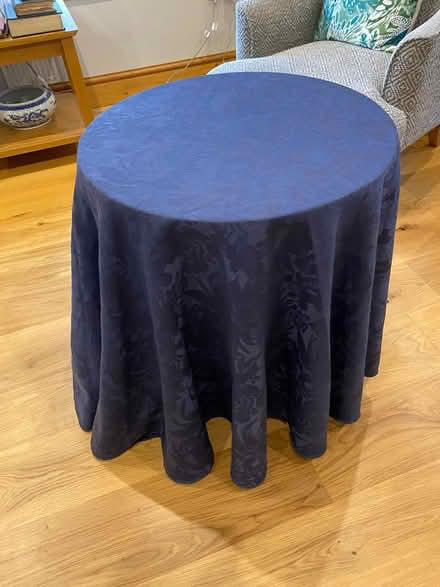 Photo of free Chipboard side table with covers (Winchcombe GL54) #1