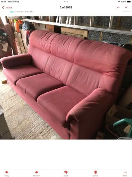 Photo of free Sofa 3 seater Parker Knoll (Flitwick MK45) #2