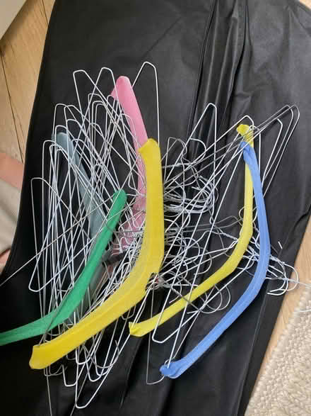 Photo of free 36 wire coat hangers (E9) #1
