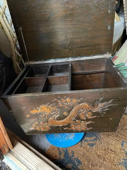 Photo of free Wooden sewing box (Hellesdon NR6) #2