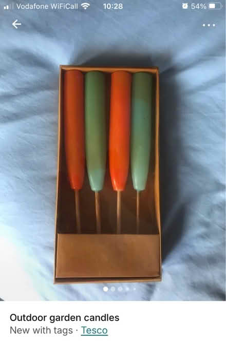 Photo of free Outdoor garden candles (KT3 new malden) #1