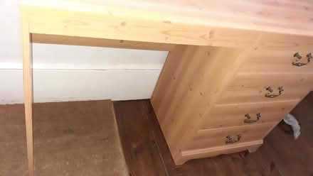 Photo of free Pine desk (Portslade by Sea BN41) #1