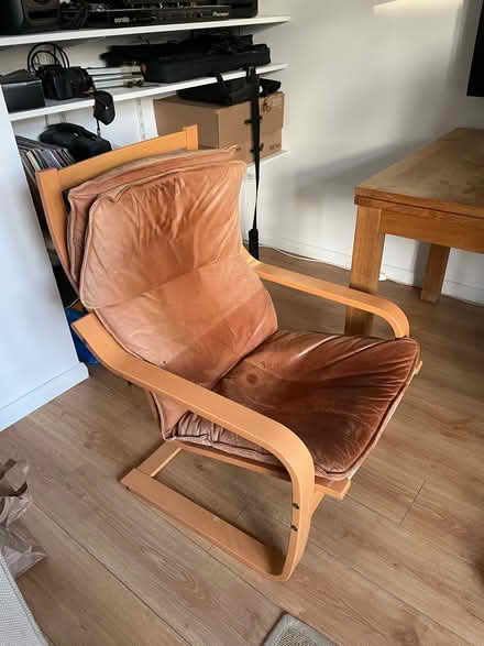 Photo of free IKEA Leather Armchair (Old Street N1) #1