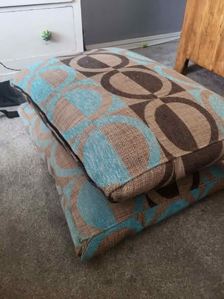 Photo of free 2 sturdy cushions from an old sofa (Chichester PO19) #1