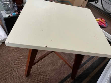 Photo of free Small wood table (Fairfax) #1