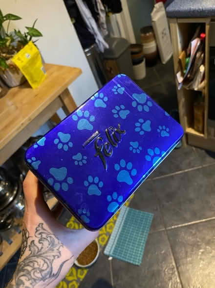 Photo of free Felix cat treat tin (Rochester ME1) #2