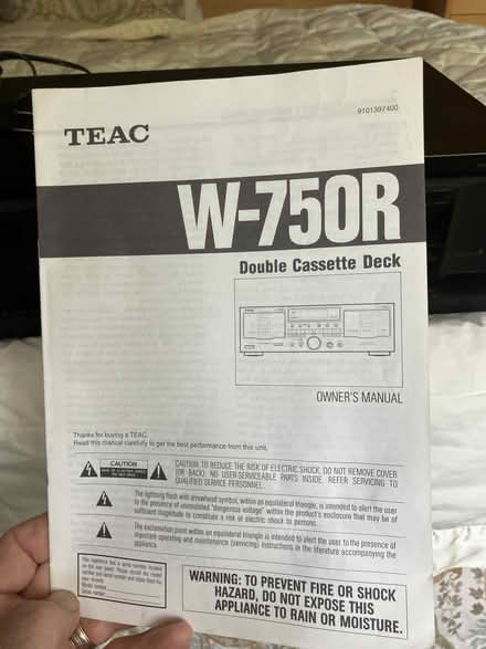 Photo of free TEAC 750R Cassette Deck (Eastlake - Roanoke at Fairview) #2
