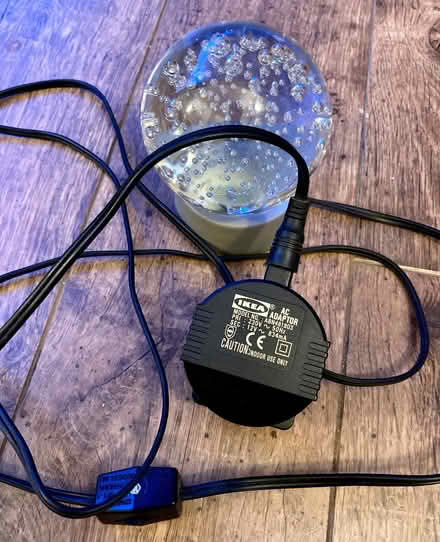 Photo of free Ikea glass ball with bubbles lamp (Newtown SO19) #1
