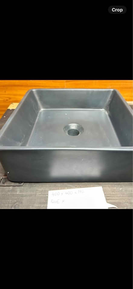 Photo of free Square black concrete sink (Stapleford abbots) #1