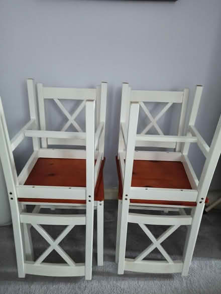 Photo of free 4 wooden chairs (OX3 Wood Farm) #2