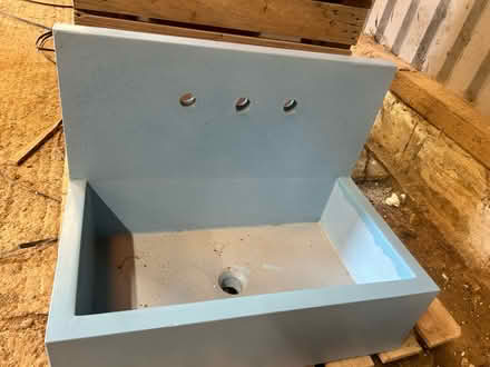Photo of free Large concrete sinks Blue (Stapleford abbots) #1