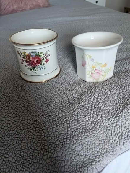 Photo of free 2x ceramic plant pots (East Twerton) #1