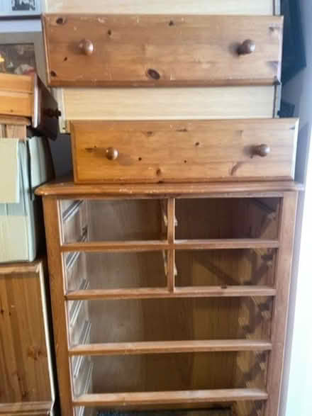 Photo of free Large Chest of Drawers / 2 Bedside Sets of Drawers (TN23) #1