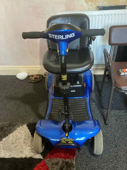 Photo of free Blue mobility scooter (Birkenhead) #1