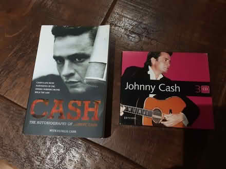 Photo of free Johnny Cash book and CDs (Warton LA5) #1