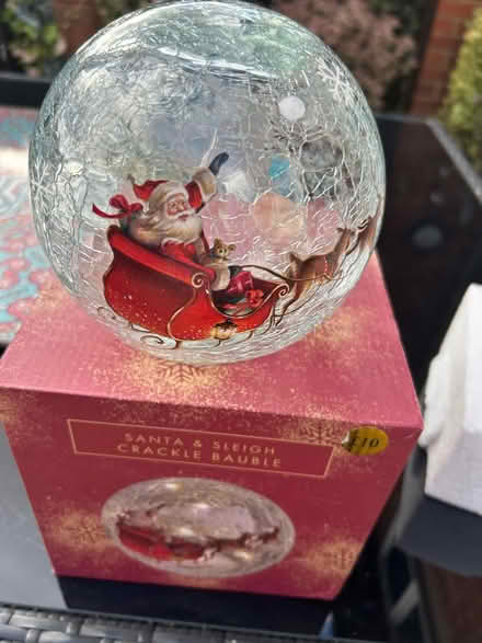Photo of free Christmas glass light up globe (Dunstable) #1