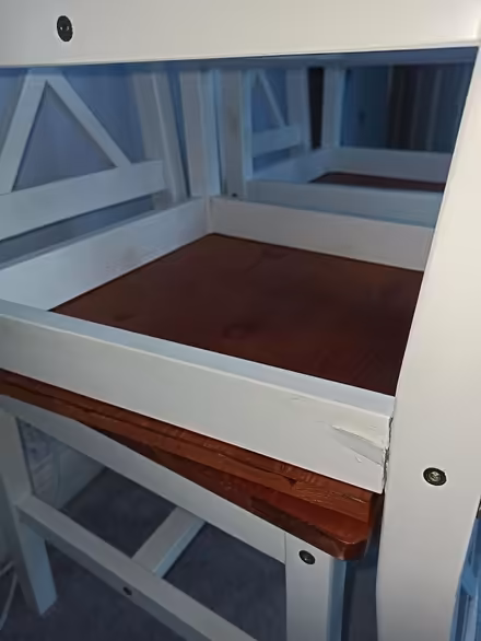 Photo of free 4 wooden chairs (OX3 Wood Farm) #3
