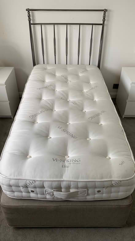 Photo of free Single Vi Spring divan bed with Elite Soft mattress (Walton-on-Thames KT12) #1