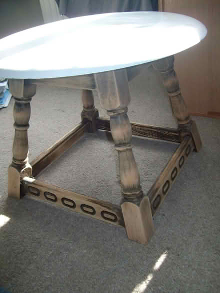 Photo of free Small side table, partially upcycled (Great Moor SK2) #2
