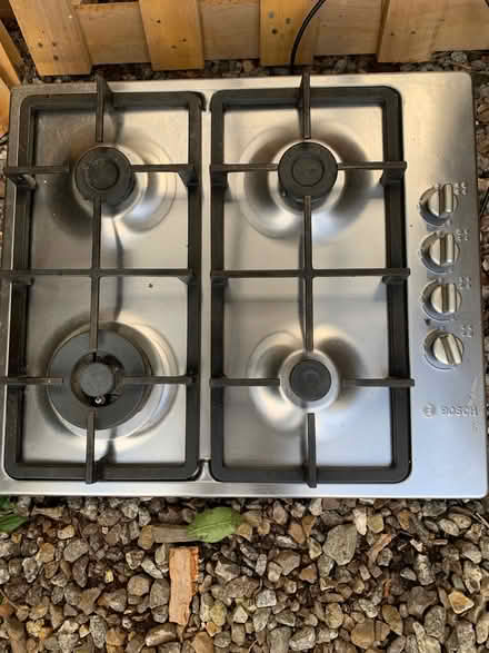 Photo of free Bosch gas hob in working order (Cornwall AONB TR19) #1