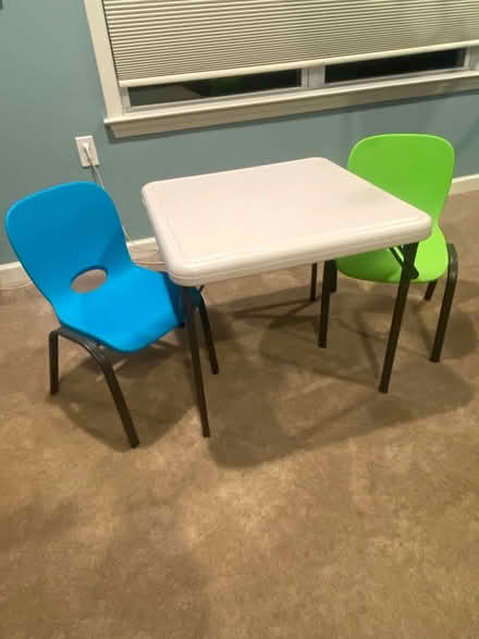 Photo of free Kids play table and chairs (Hillsborough) #1