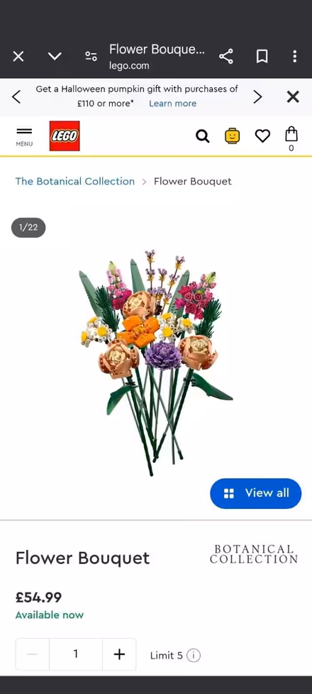 Photo of free Lego Bouquet (SE14) #2