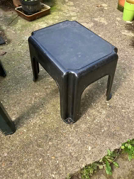Photo of free Black plastic step stool (Storrs S6) #1