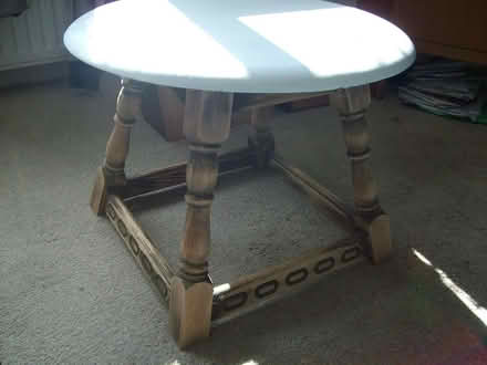 Photo of free Small side table, partially upcycled (Great Moor SK2) #1