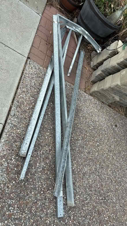 Photo of free Metal posts (Milpitas near Edsel) #1