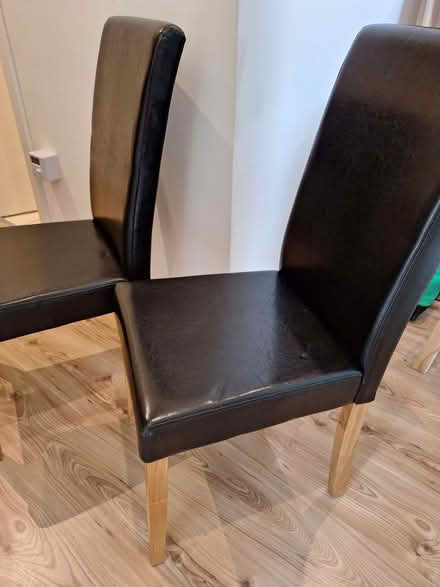 Photo of free 4 brown dining chairs (Heaton Moor SK4) #2